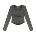 Sauveur Women’s Vintage Wash Crop T-Shirt