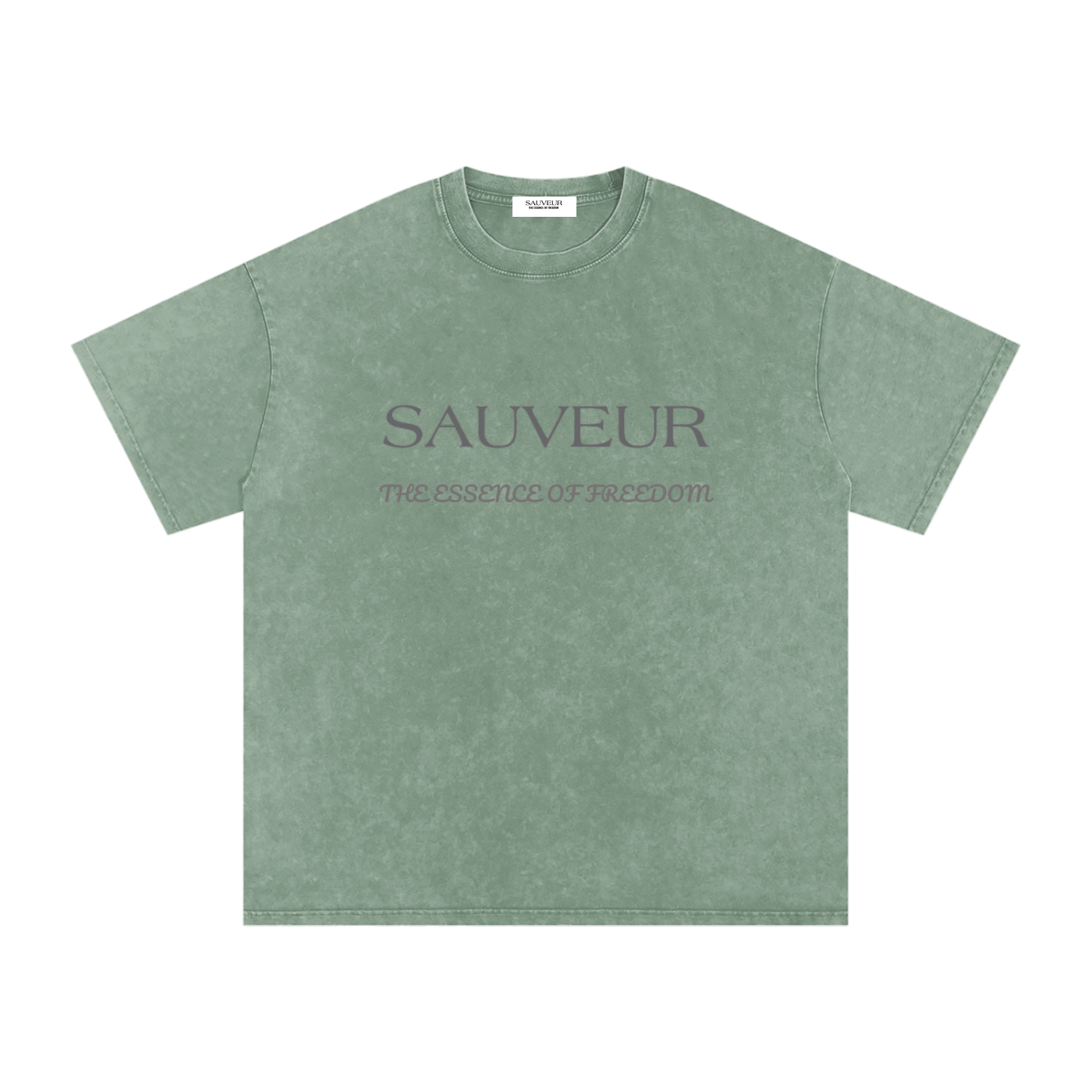 Freedom Snow Washed Oversized Cotton T-Shirt