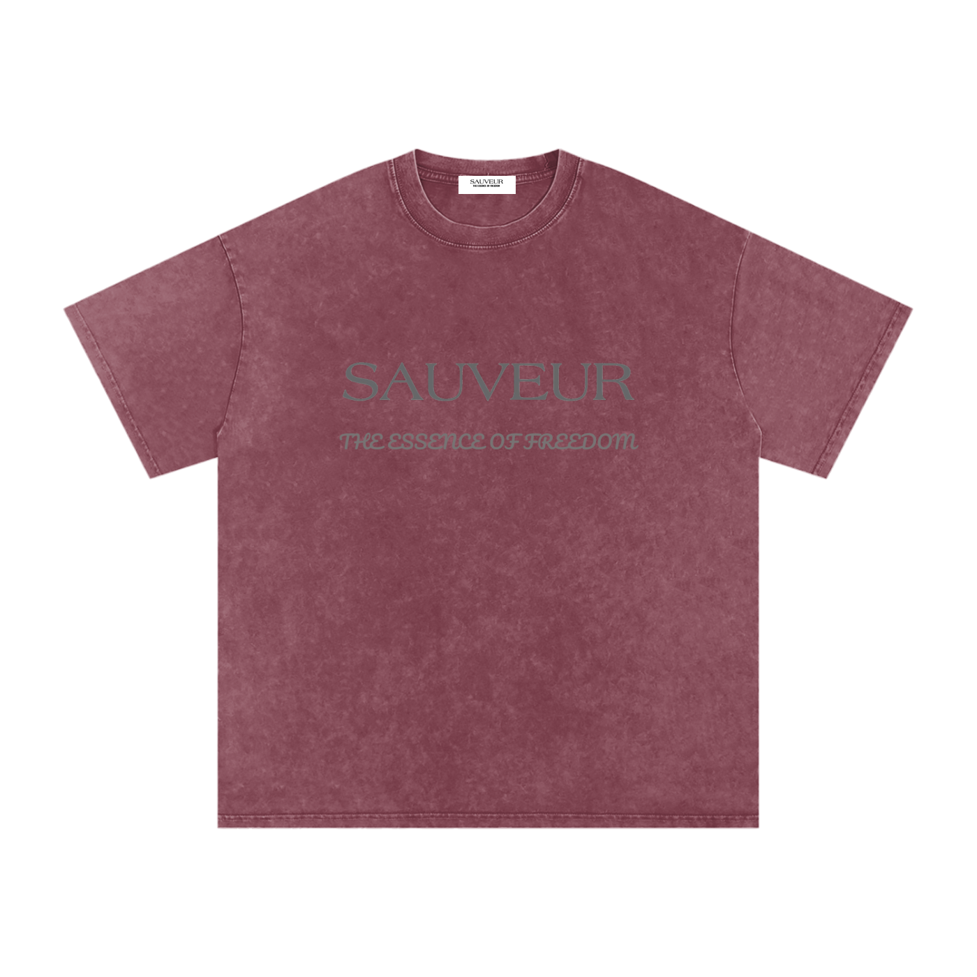 Freedom Snow Washed Oversized Cotton T-Shirt