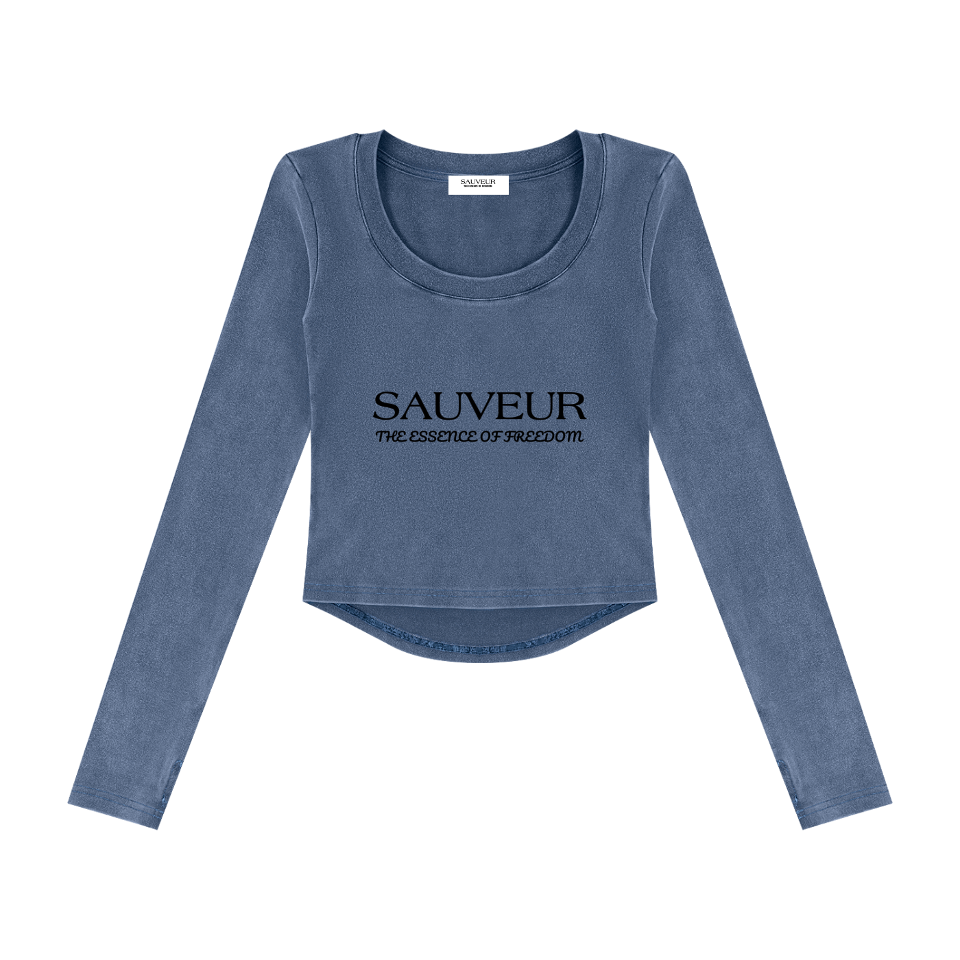 Sauveur Women’s Vintage Wash Crop T-Shirt