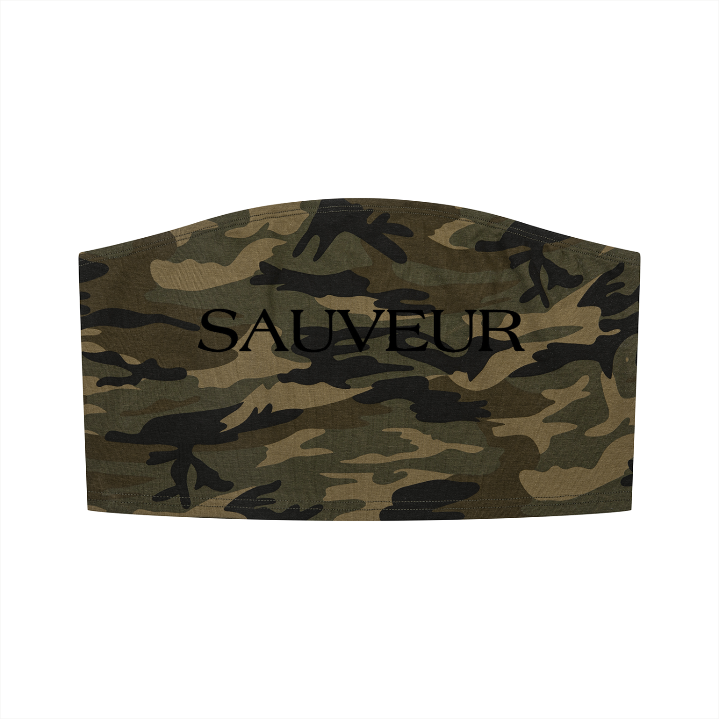 Women’s Camo Cropped Tube Top