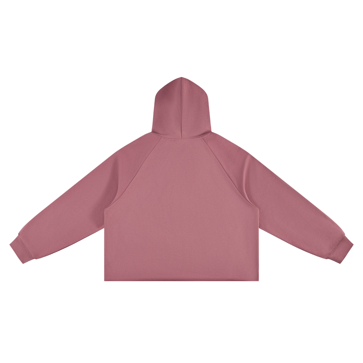 Vintage Wash Raw Edge Boxy Hoodie