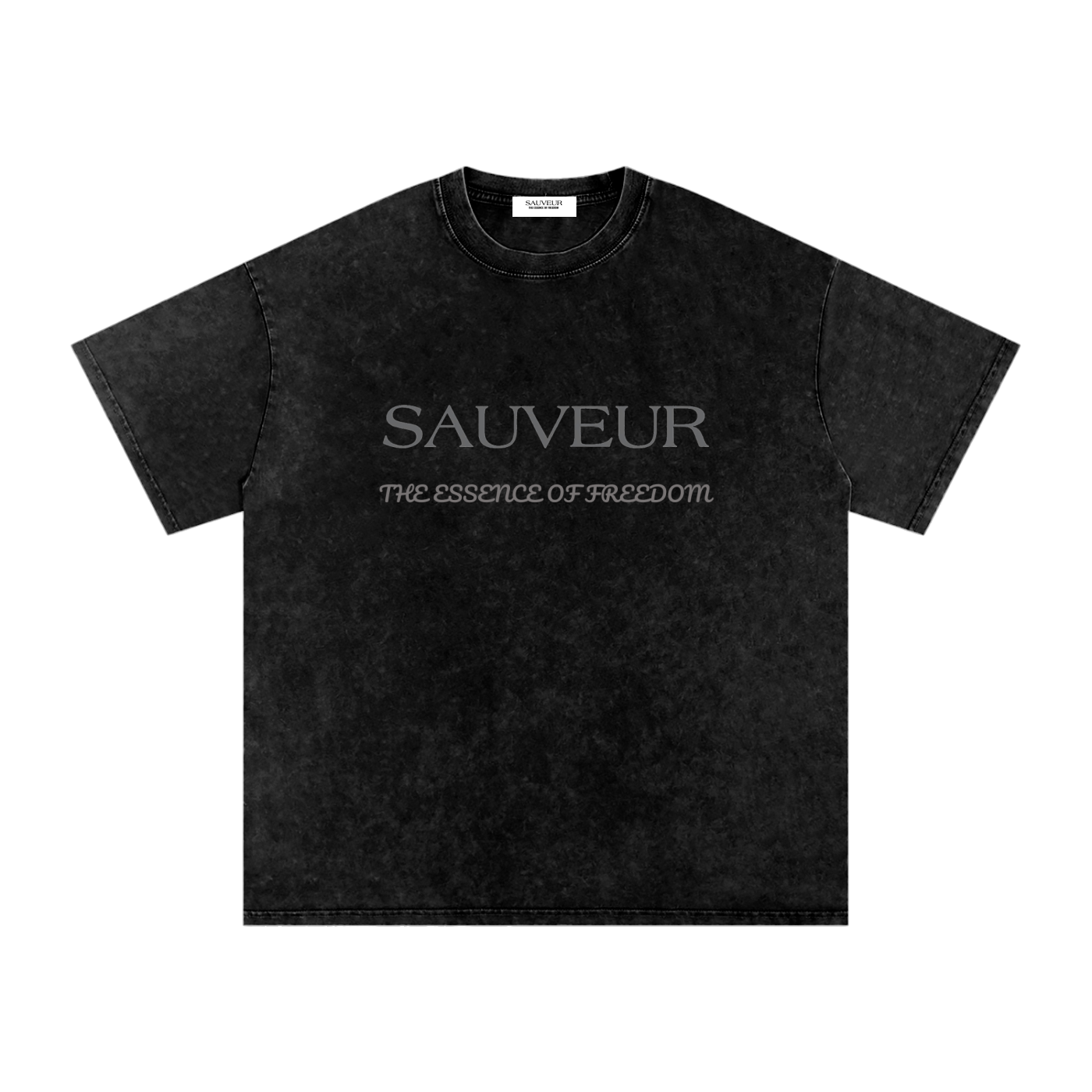 Freedom Snow Washed Oversized Cotton T-Shirt
