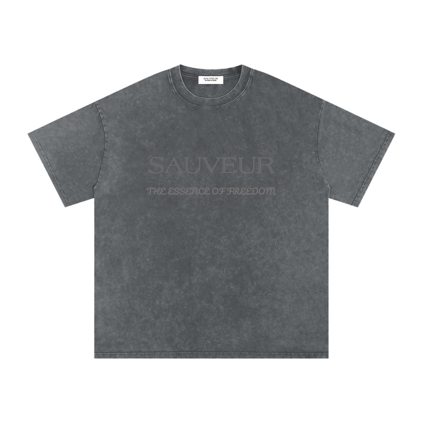Freedom Snow Washed Oversized Cotton T-Shirt