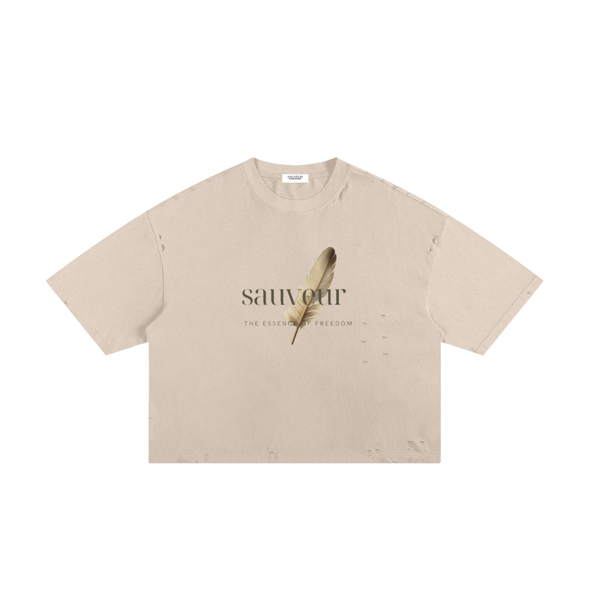 The Frayed Boxy Tee