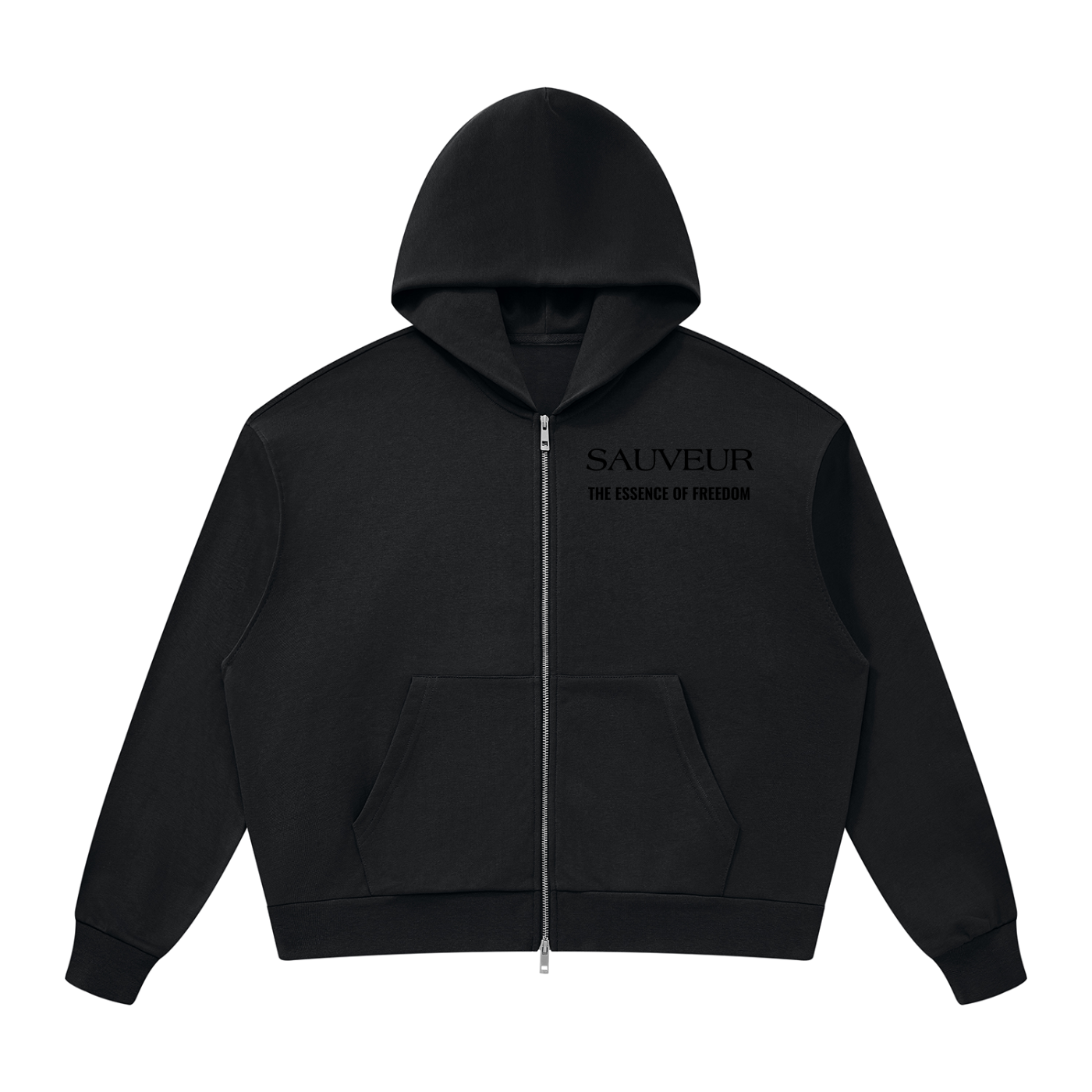 Sauveur Unisex Drop Shoulder Full Zip Hoodie