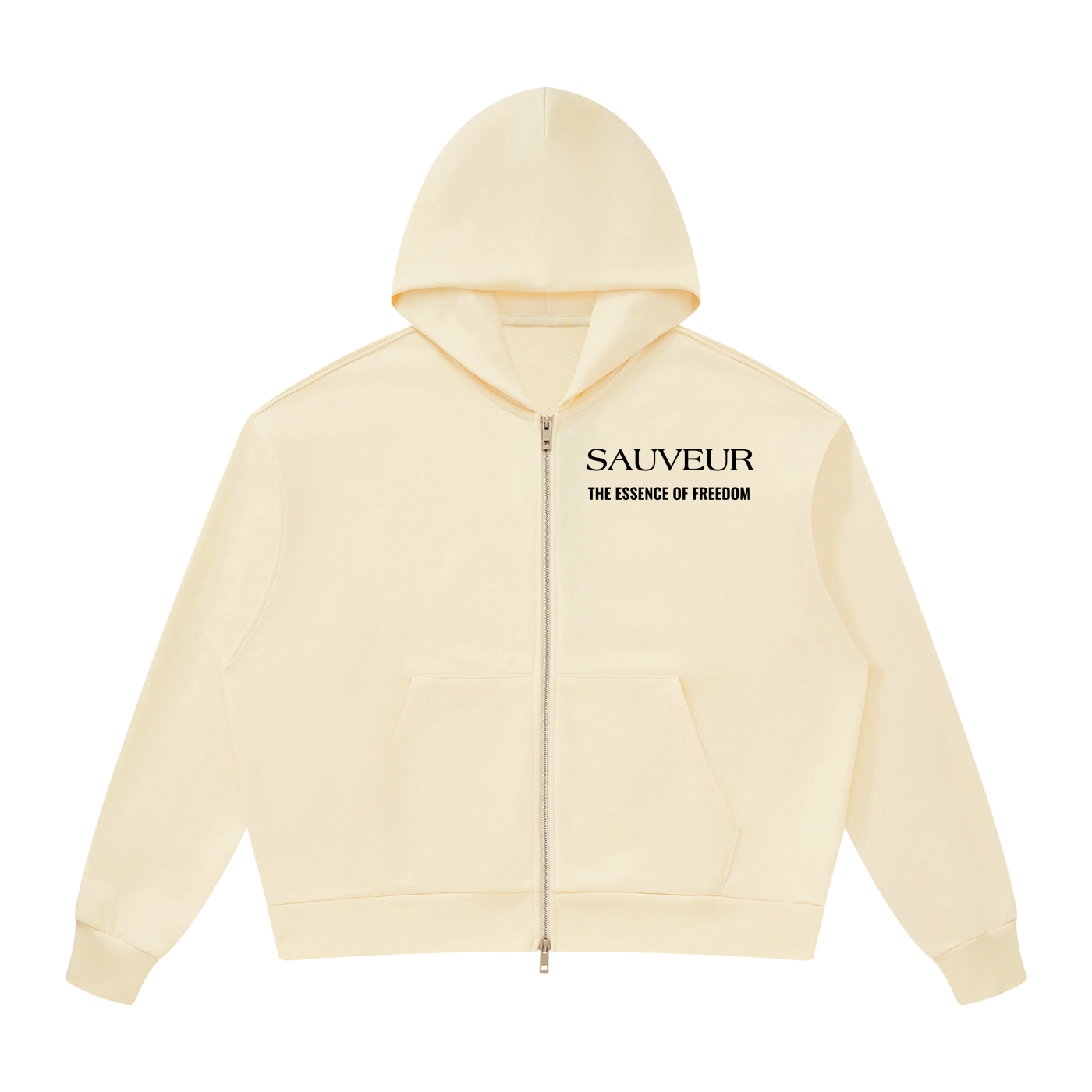 Sauveur Unisex Drop Shoulder Full Zip Hoodie