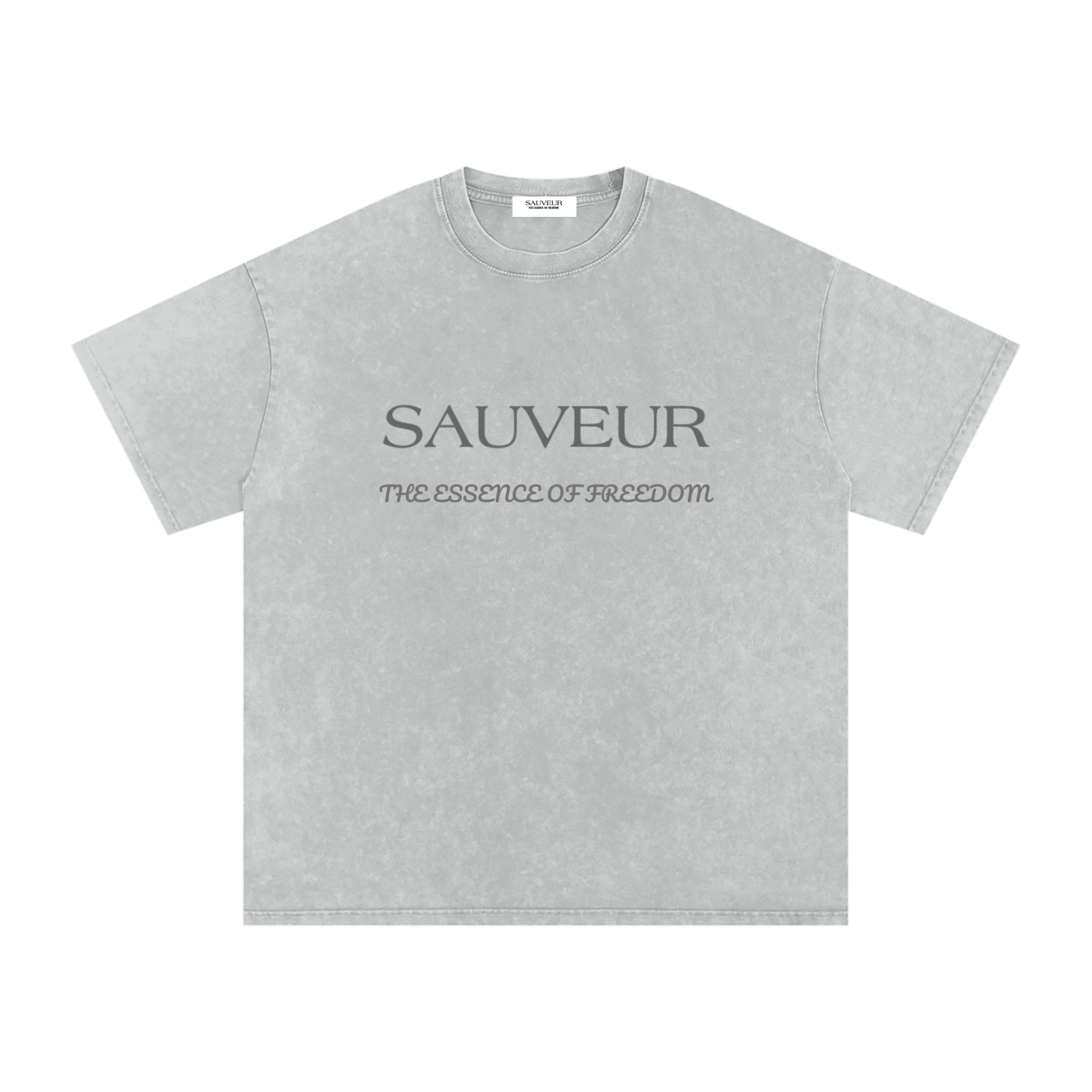 Freedom Snow Washed Oversized Cotton T-Shirt