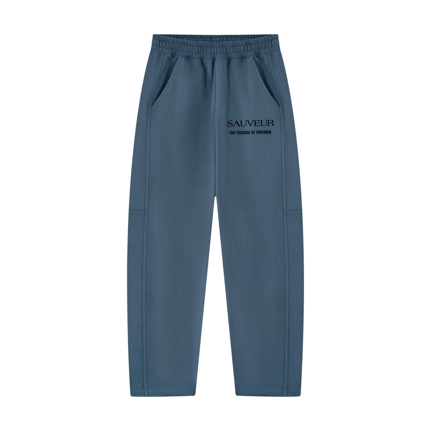 Unisex Tapered Straight Hem Sweatpants