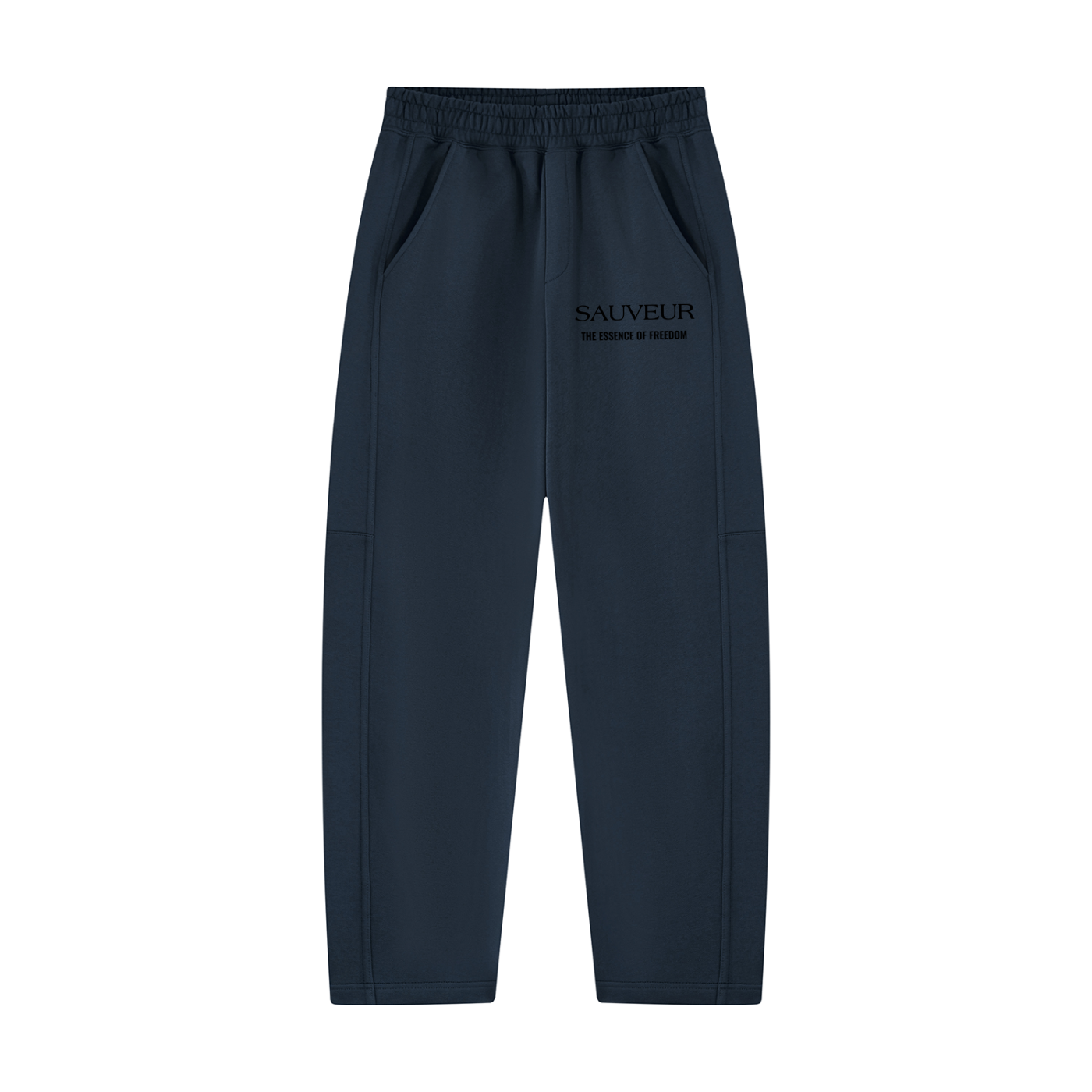 Unisex Tapered Straight Hem Sweatpants