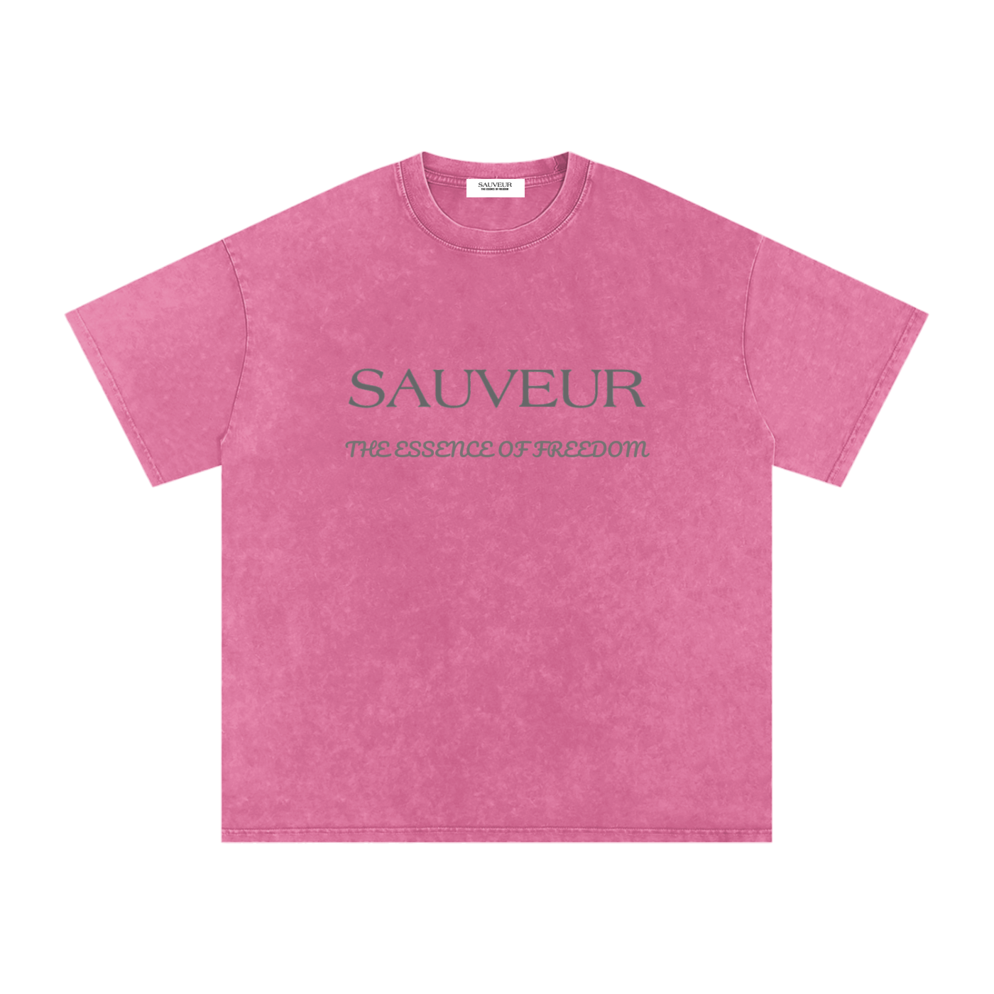 Freedom Snow Washed Oversized Cotton T-Shirt