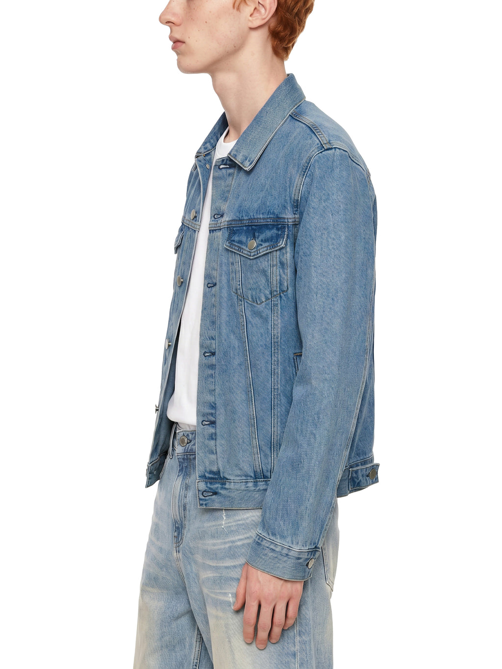 Freedom Unisex Vintage Wash Denim Jacket
