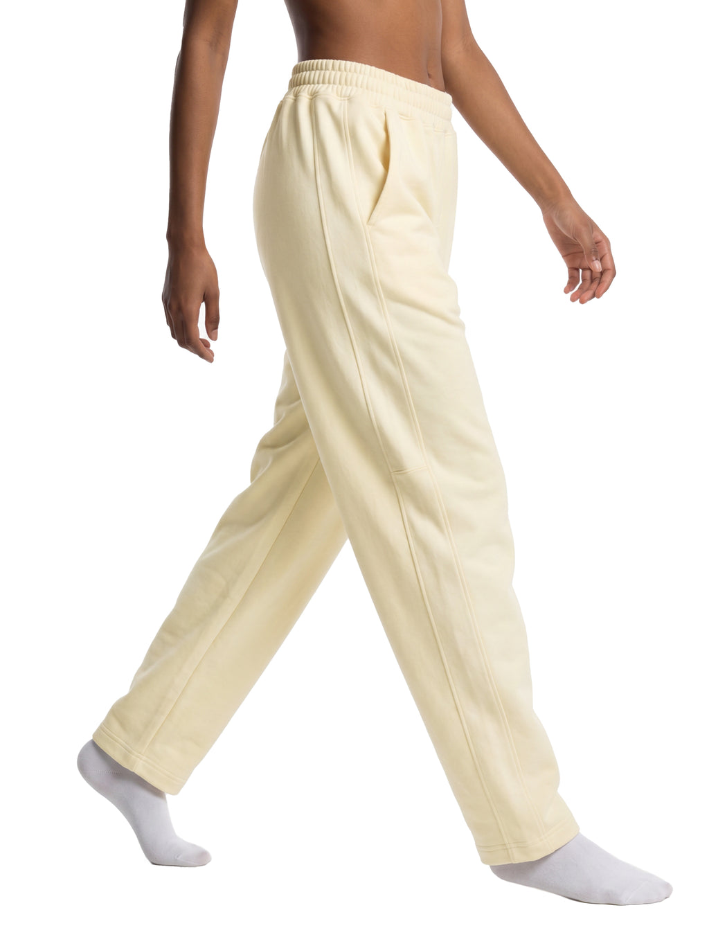 Unisex Tapered Straight Hem Sweatpants