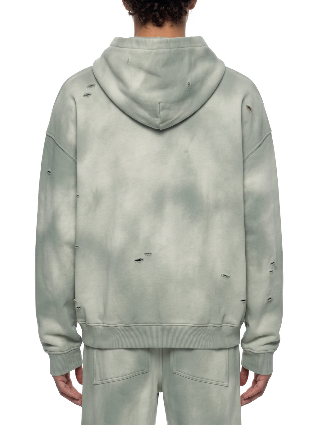 Sauveur Unisex Sunfade Frayed Fleece Hoodie