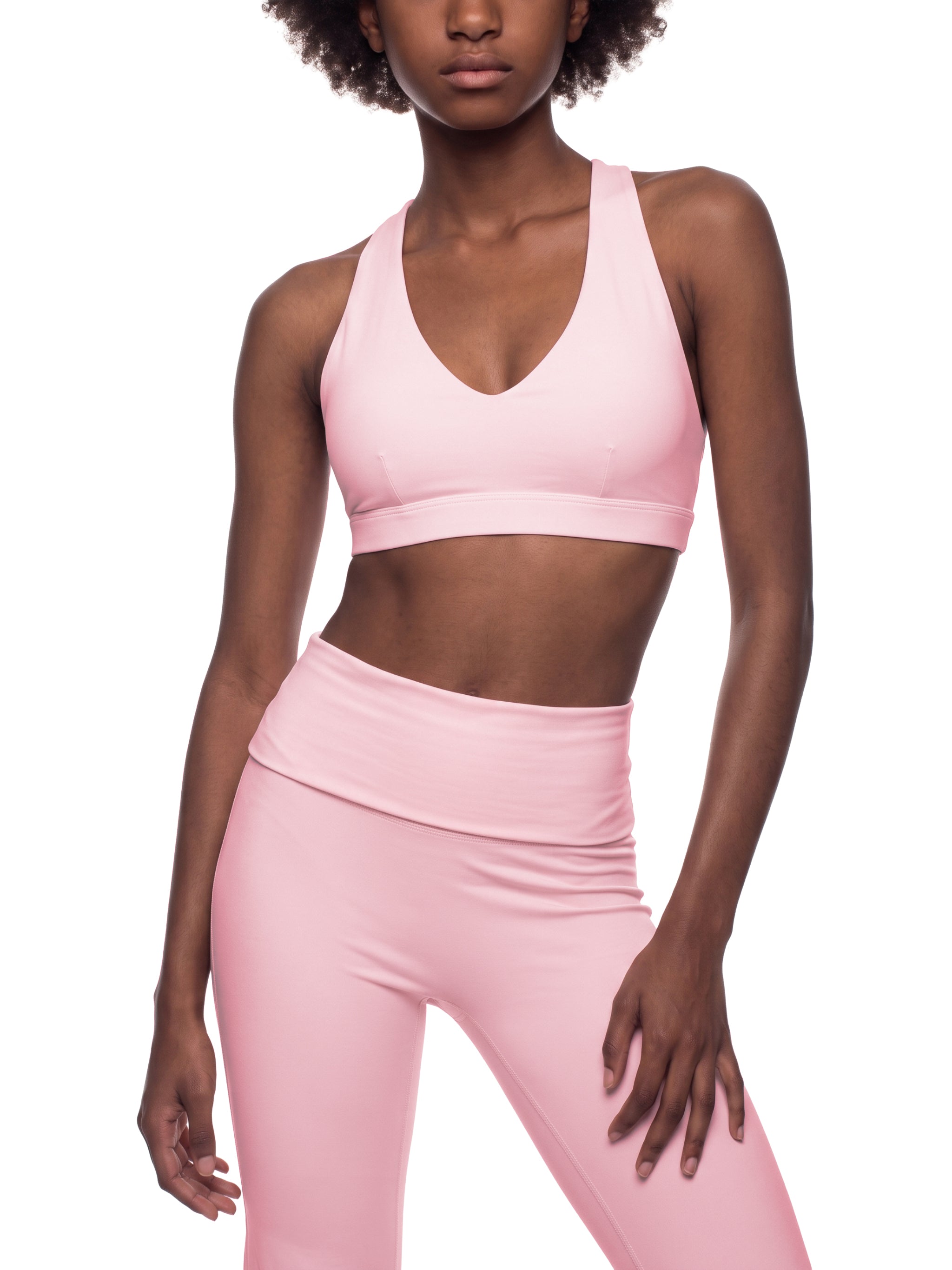 Women's Halter Cropped Sports Bra